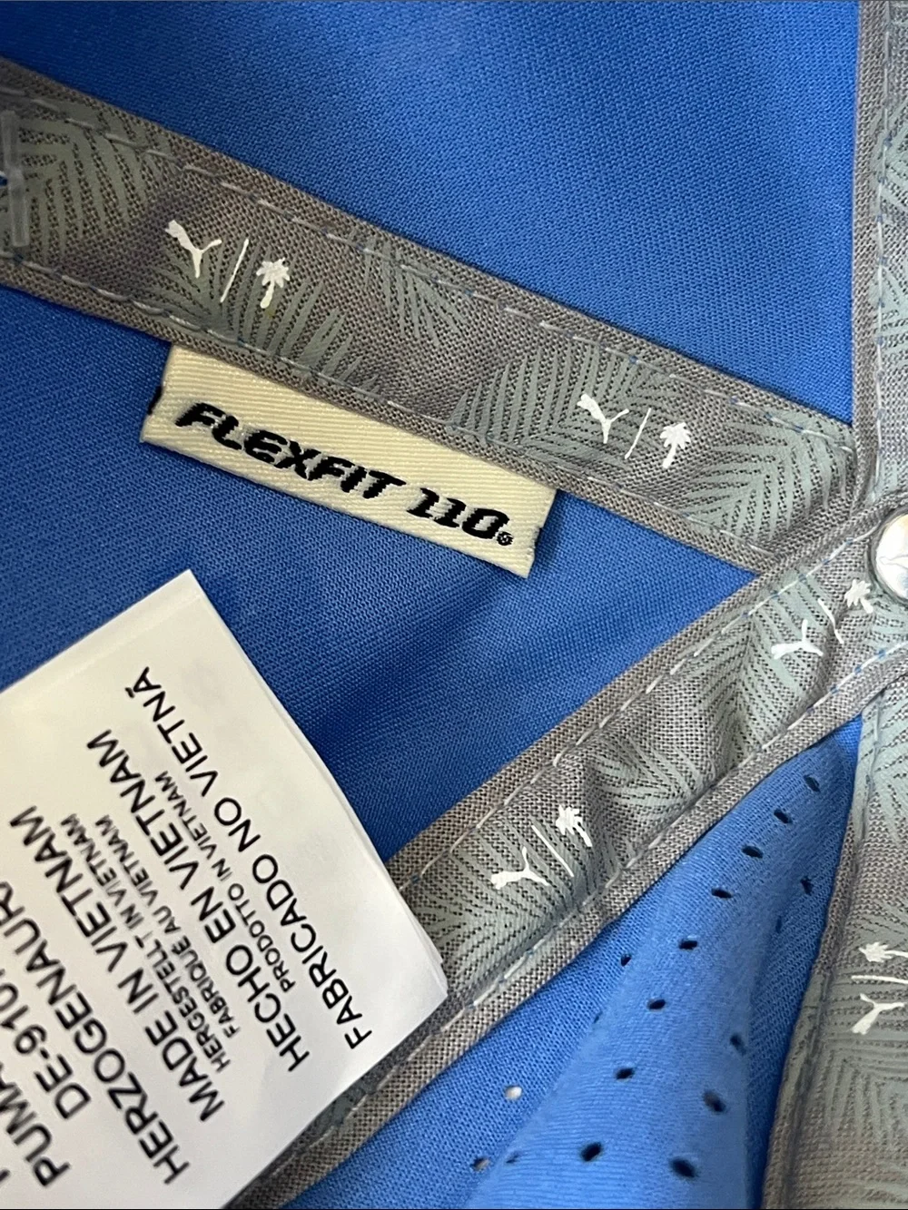 NWT Puma x Palm Tree Crew Tech Rope Cap in Regal Blue